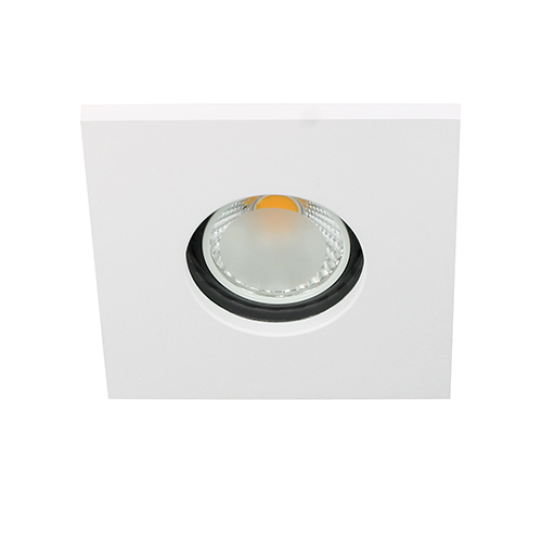 LED Spot MR16 COB 5Watt Vierkant WIT IP65 Dimbaar 12 Volt Letsleds Nl