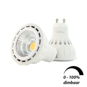 LED lamp GU10 6Watt dimbaar 220Volt 2 stuks