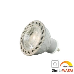 LED lamp GU10 7Watt dimbaar dim to warm