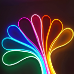 LED neon RGB flex 220V IP67 dimbaar per-meter plug & play