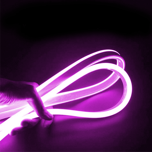 LED neon RGB flex 220V IP67 dimbaar per-meter plug & play
