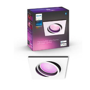Philips Hue Centura inbouwspot - White and Color - wit vierkant