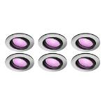 Philips Hue Centura inbouwspots - White and Color - aluminium rond 6-pack