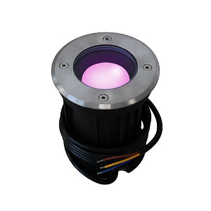 Zeus grondspot - Philips Hue Compatible - White and Color - RVS rond